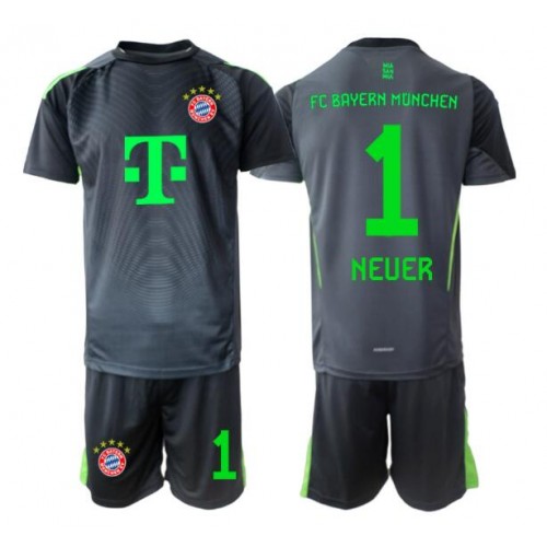 Bayern Munich Manuel Neuer #1 Målmand Replika Babytøj Udebanesæt Børn 2025-26 Kortærmet (+ Korte bukser) Bayern Munich Manuel Neuer #1 Målmand Replika Babytøj Udebanesæt Børn 2025-26 Kortærmet (+ Korte bukser)